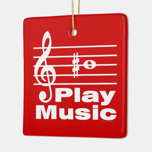 B Sharp Musical Notation Keramikornament (Links)