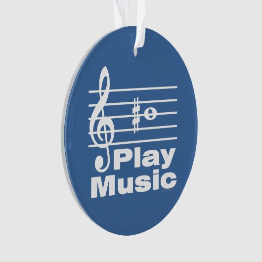 B Sharp Musical Notation Ornament (Vorderseite)