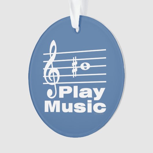 B Sharp Musical Notation Ornament (Vorderseite)