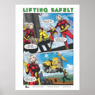 B-sichere Comicen - Sicheres Aufheben Poster