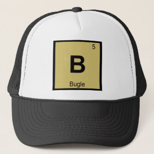 B - Signalhorn Musik Chemie Periodensystem Symbol Truckerkappe