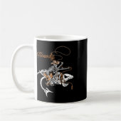 B Skeleton Howdy Lazy Halloween Costume Co Kaffeetasse (Links)