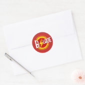 B.Slade-Blitz-Logo-Sticker Runder Aufkleber (Umschlag)