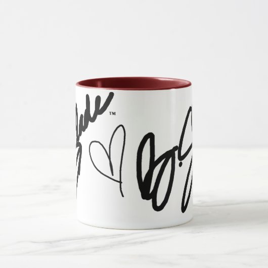 B.Slade Unterzeichnungs-Reihen-Kaffee-Tasse Tasse (Zentrum)