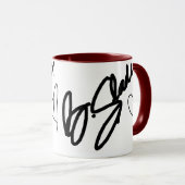 B.Slade Unterzeichnungs-Reihen-Kaffee-Tasse Tasse (VorderseiteRechts)