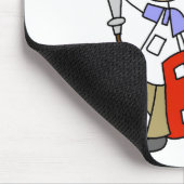 B steht für Bäcker Mousepad (Ecke)