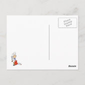 B steht für Bäcker Postkarte (Rückseite)