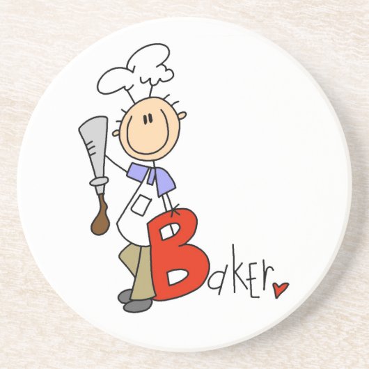 B steht für Bäcker Untersetzer (Vorne)
