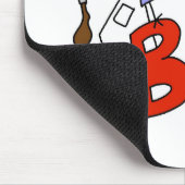 B steht für Baker Mousepad (Ecke)