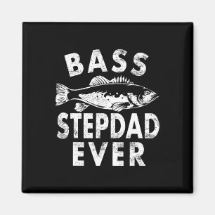 B Stepdad je Fischen Geschenke Step-dad Vatertag Magnet