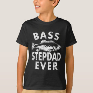 B Stepdad je Fischen Geschenke Step-dad Vatertag T-Shirt