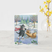 B & T #13 Notecard Karte (Gelbe Blume)