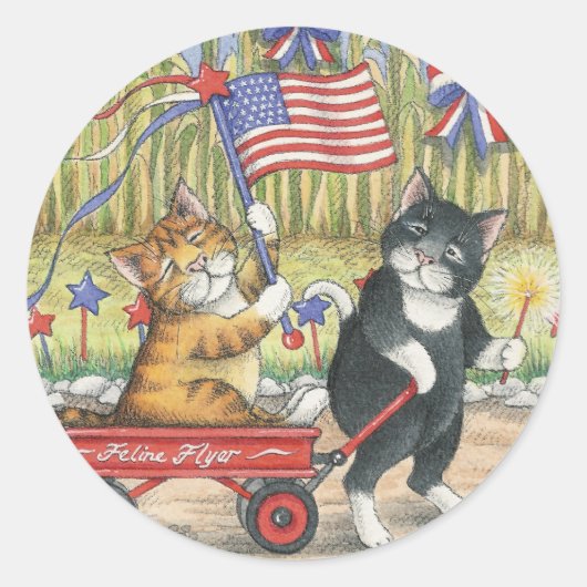 B & T #19 Patriotische Stickers (Vorderseite)