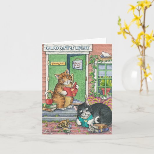 B & T #21 Notecard Karte (Gelbe Blume)