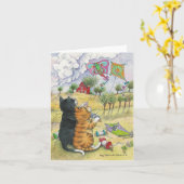 B & T #31 Notecard Karte (Gelbe Blume)