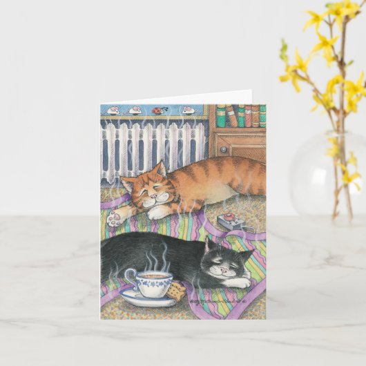 B & T #7 Notecard Karte (Gelbe Blume)