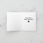 B & T #8 Geburtstag Hinweis Karte (Innenseite)