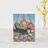 B & T #8 Geburtstag Hinweis Karte (Gelbe Blume)