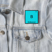 B - T-Shirt "Bollywood Funny Chemistry Element" Button (Beispiel)