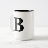 B-Tasse Zweifarbige Tasse (Vorderseite Links)