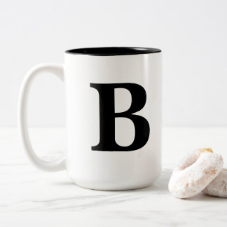 B-Tasse Zweifarbige Tasse