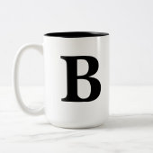 B-Tasse Zweifarbige Tasse (Links)