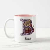 B Teddy Trauben Zweifarbige Tasse (Links)