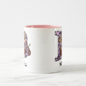 B Teddy Trauben Zweifarbige Tasse (Mittel)