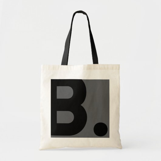 B - Typografie-Tragetasche Tragetasche (Vorne)