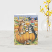 B u. Anmerkung T #22 Halloween Karte (Gelbe Blume)