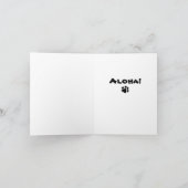 B u. Anmerkung T #39 Aloha Karte (Innenseite)