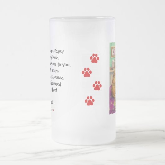 B u. Beifall-Tasse T #35 Mattglas Bierglas (Mittel)