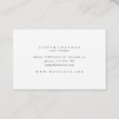 B U H H VISITENKARTE (Rückseite)