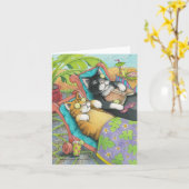 B u. T #28 Notecard Karte (Gelbe Blume)