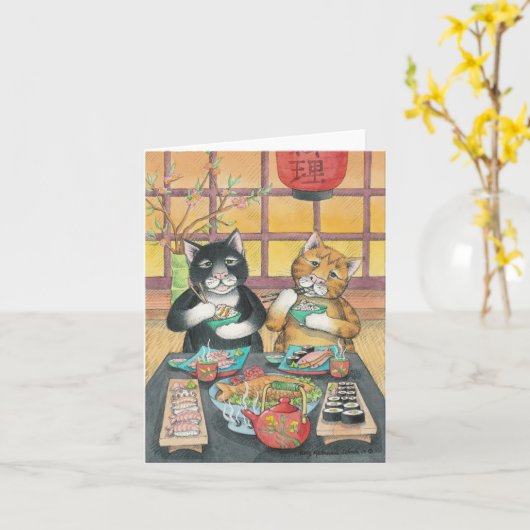 B u. T #43 Notecard Karte (Gelbe Blume)