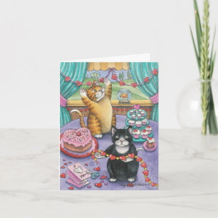 B u. Valentinsgruß-Anmerkung T #14 Feiertagskarte