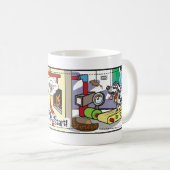 B und BookMarkSally "das Datum waren aus… " Kaffeetasse (VorderseiteRechts)