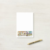 B und BookMarkSally "das Datum waren aus… " Post-it Klebezettel (Auf Schreibtisch)