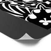 B und W Art Poster (Ecke)