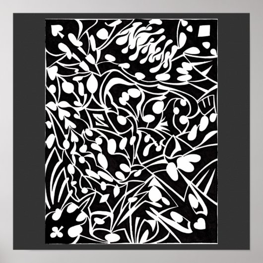 B und W Art Poster (Vorne)