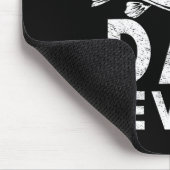 B Vater je Fischerei Geschenke Vater Vatertag Mousepad (Ecke)