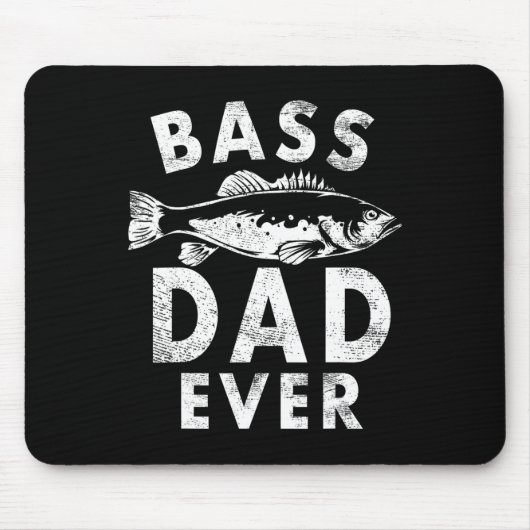 B Vater je Fischerei Geschenke Vater Vatertag Mousepad (Vorne)