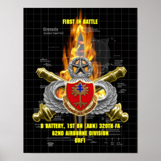 B Versuch. 1. BN (ABN) 320. FA des 82. Im Flugzeug Poster