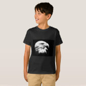 B&W American Bald Eagle T-Shirt (Vorne ganz)