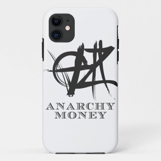 B&W Anarchie-Geld schützender iPhone 5S Fall Case-Mate iPhone Hülle (Rückseite)