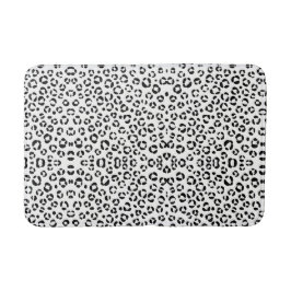 B&W Animal Print Sherpa Blanket Badematte