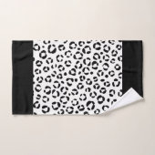 B&W Animal Print Sherpa Blanket Badhandtuch Set (Handtuch)