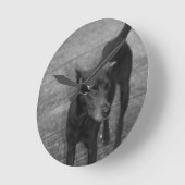 B&W - Aspin Runde Wanduhr (Winkel)