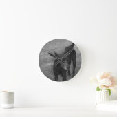 B&W - Aspin Runde Wanduhr (Zuhause)