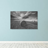 B&W Barley Field 2 Leinwanddruck (Insitu (Holzboden))